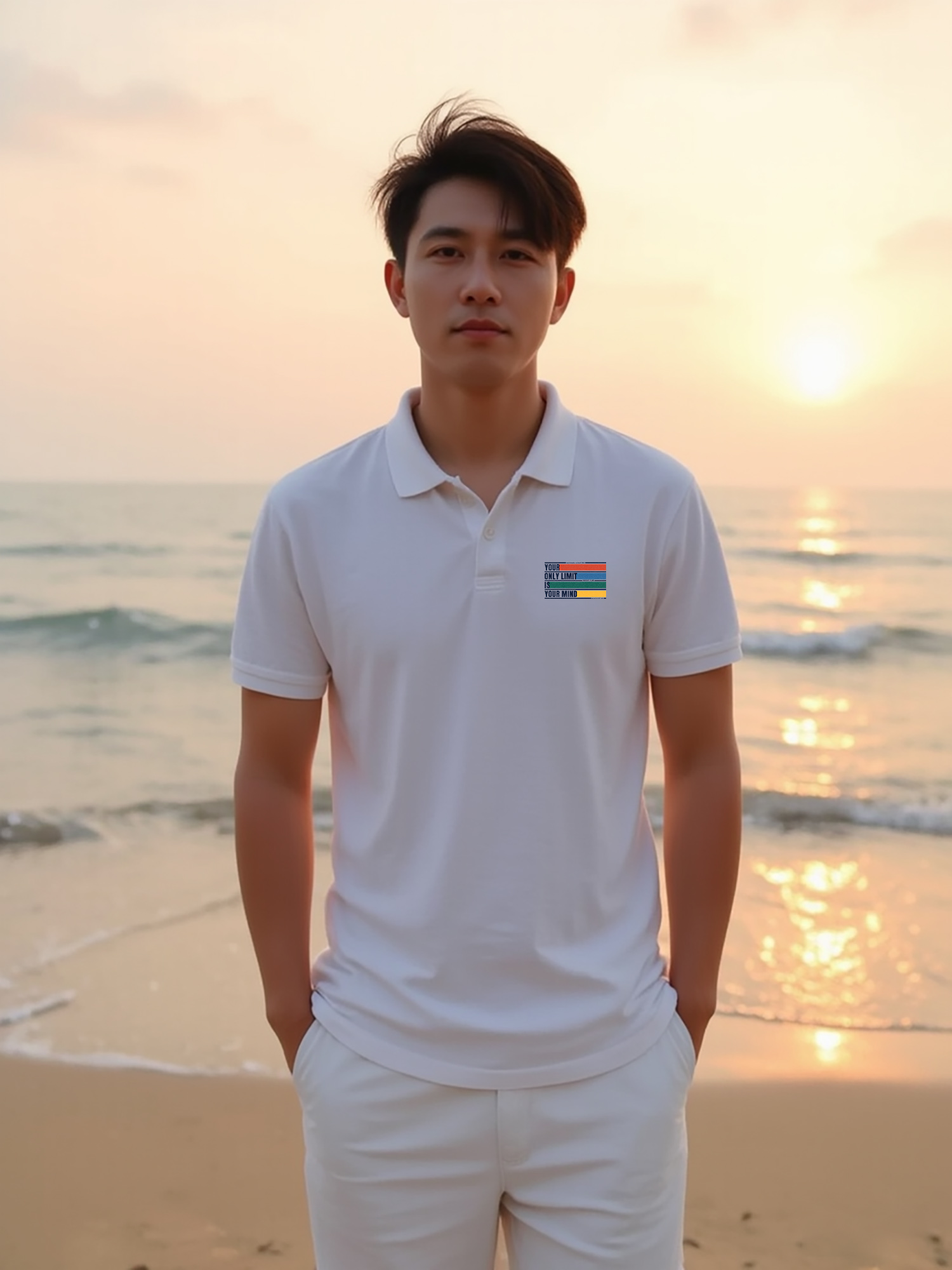Áo polo nam cao cấp form vừa 2051 Miucho Iconic cổ trụ vải cá sấu polyester thoáng mát in mix_thumbnail_2