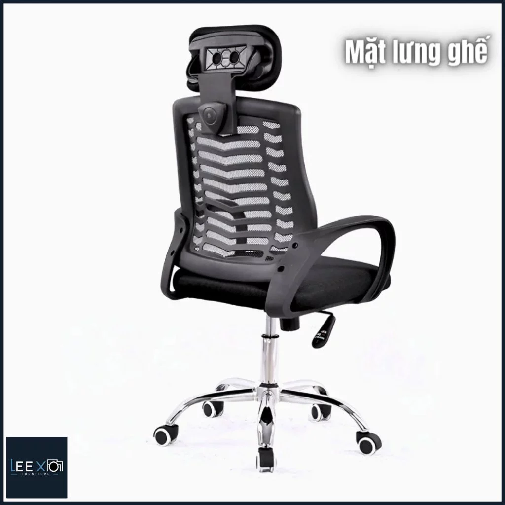 Ghế Văn Phòng LX503 – Tựa Đầu Êm Ái, Lưng Xương Cá Thoáng Khí, Ngả Lưng Thư Giãn Bảo Vệ Cột Sống_thumbnail_6
