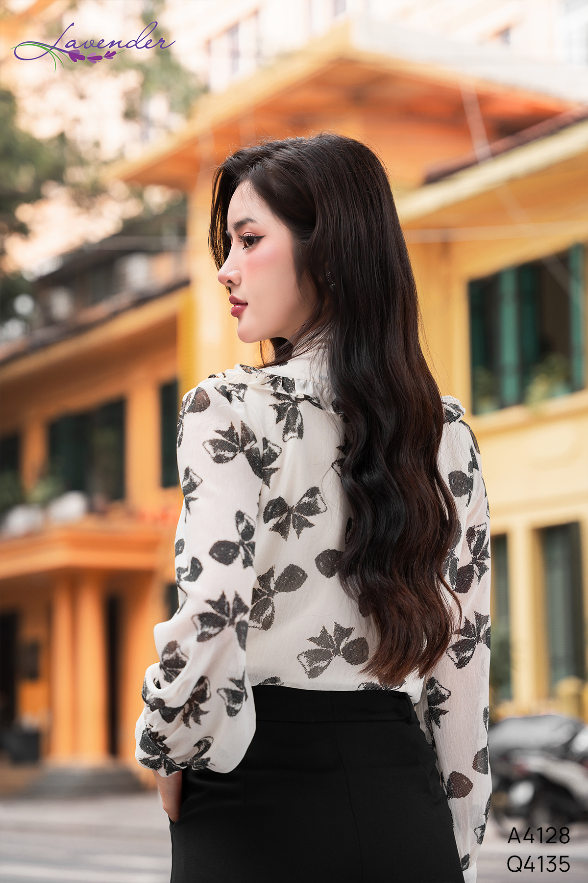 Áo sơ mi tơ kt họa tiết nơ A4128 3 màu_thumbnail_7