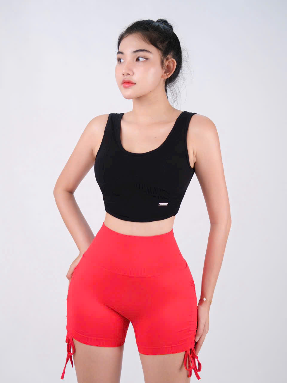 Quần Đùi Thể Thao Chun Mông, Dáng Ôm Body, Dây Rút 2 Bên_thumbnail_9