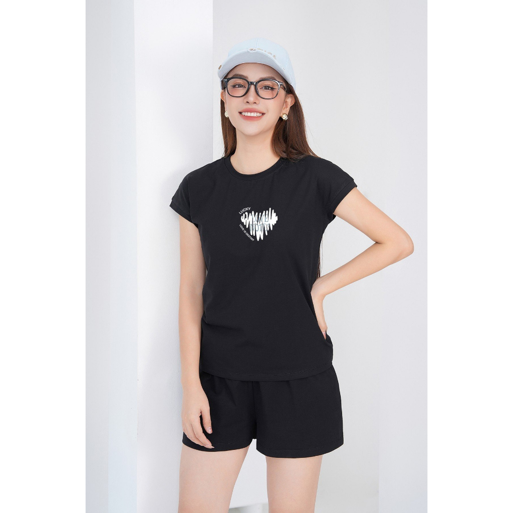 [Form Vừa] Bộ đồ cộc nữ mùa hè thun cotton áo tay hến - LOZA BH6292_thumbnail_1
