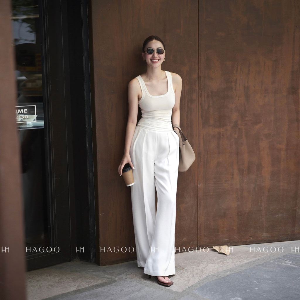 Quần ống suông nhún cạp HAGOO_thumbnail_7