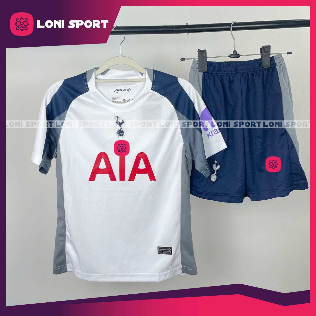 Bộ KID Tottenham sân nhà trắng 25/26