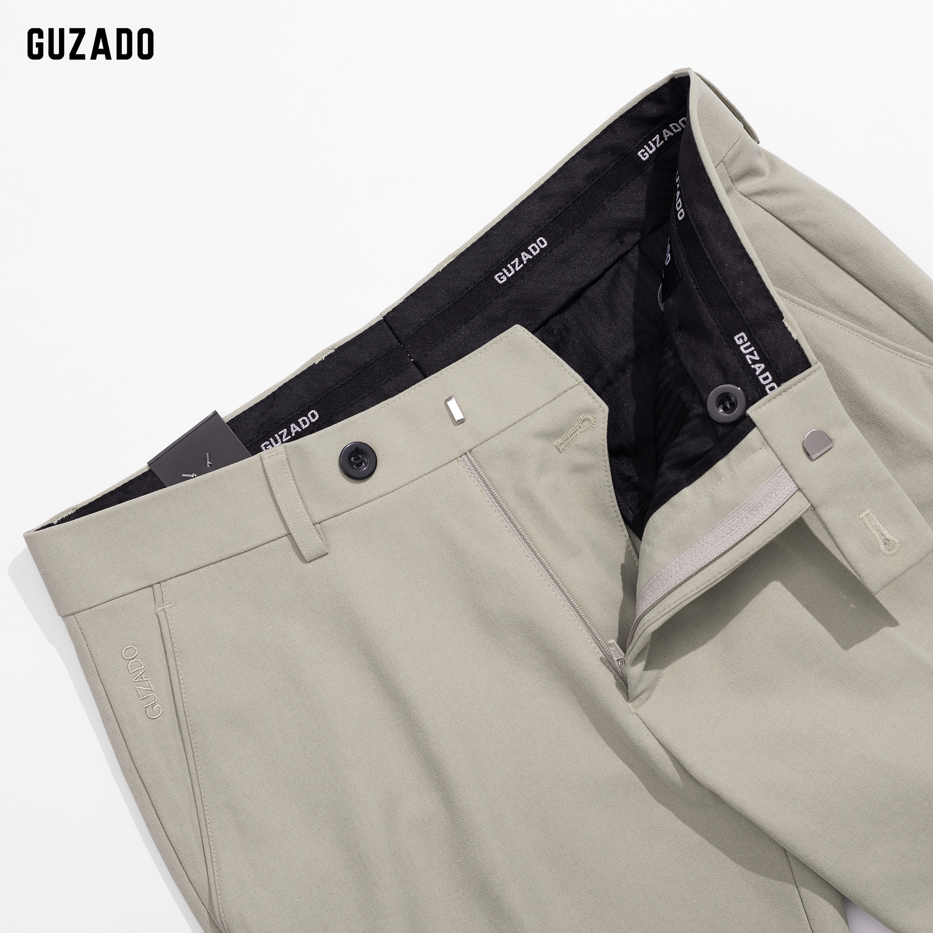 Quần Tây Nam Kaki GUZADO, Phong Cách Công Sở, Thanh Lịch GTR01S_thumbnail_5