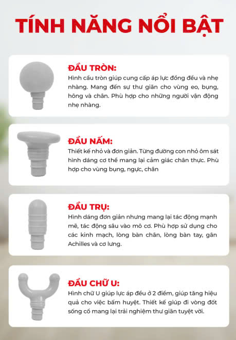 Súng Massage Choice.Dr DC-001 Với 4 Đầu Massage_thumbnail_2