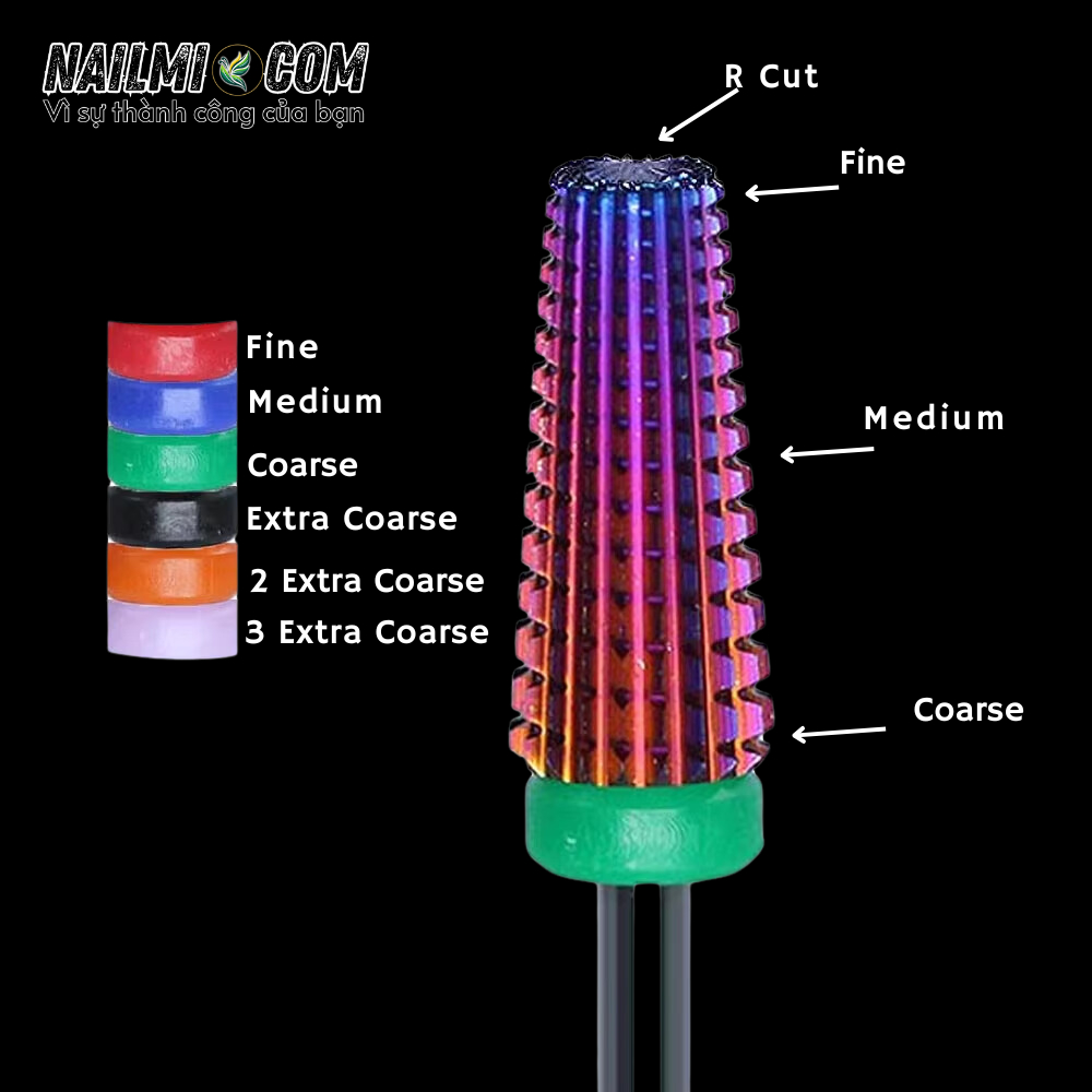 Đầu mài - đầu bo, hình thang - titan - màu tím C_thumbnail_1