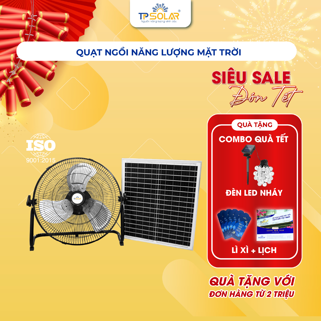 Quạt ngồi năng lượng mặt trời