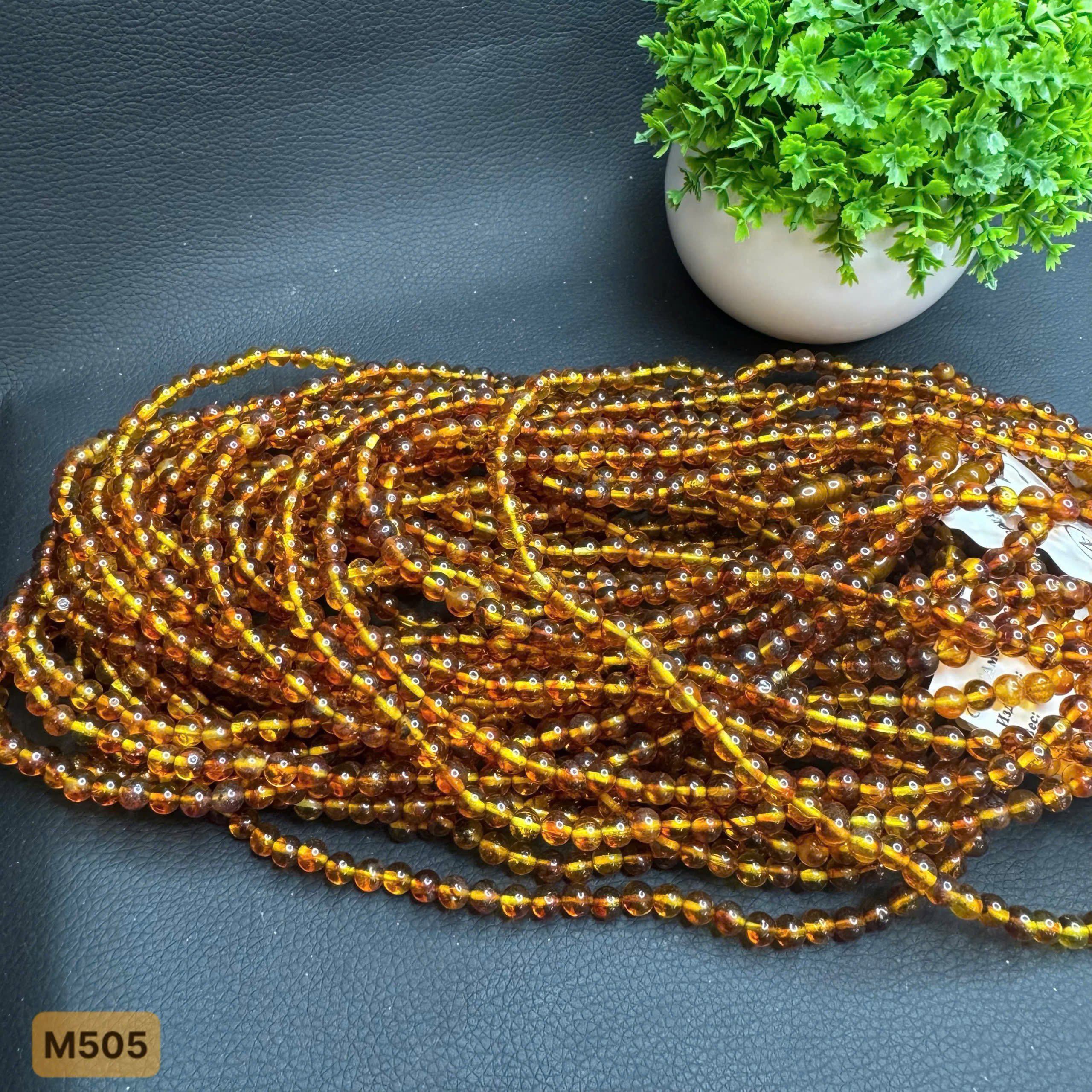 Vòng Cổ hạt Méo Gam Ánh Huyết - M505_thumbnail_2