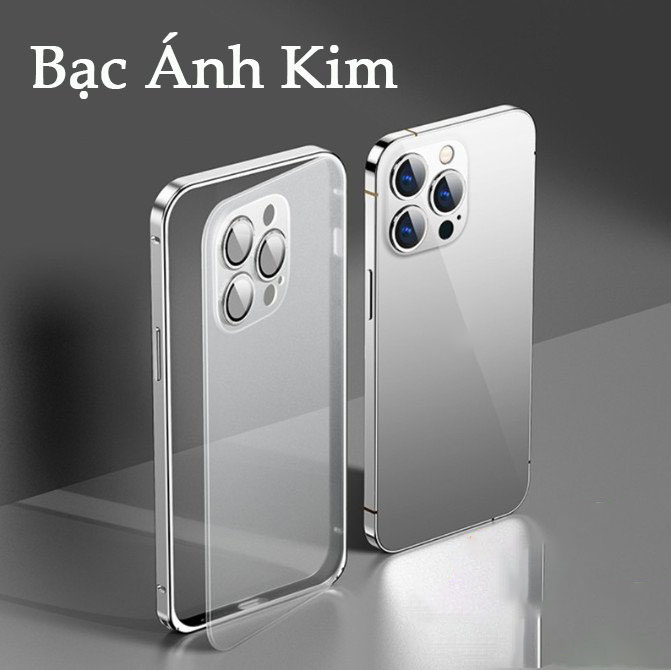 ỐP LƯNG IPHONE VỚI KHUNG VIỀN BẰNG KIM LOẠI MẶT LƯNG NHÁM MỜ CÓ THẾ THÁO RỜI NHỜ KHÓA ĐÀN HỒI_thumbnail_12