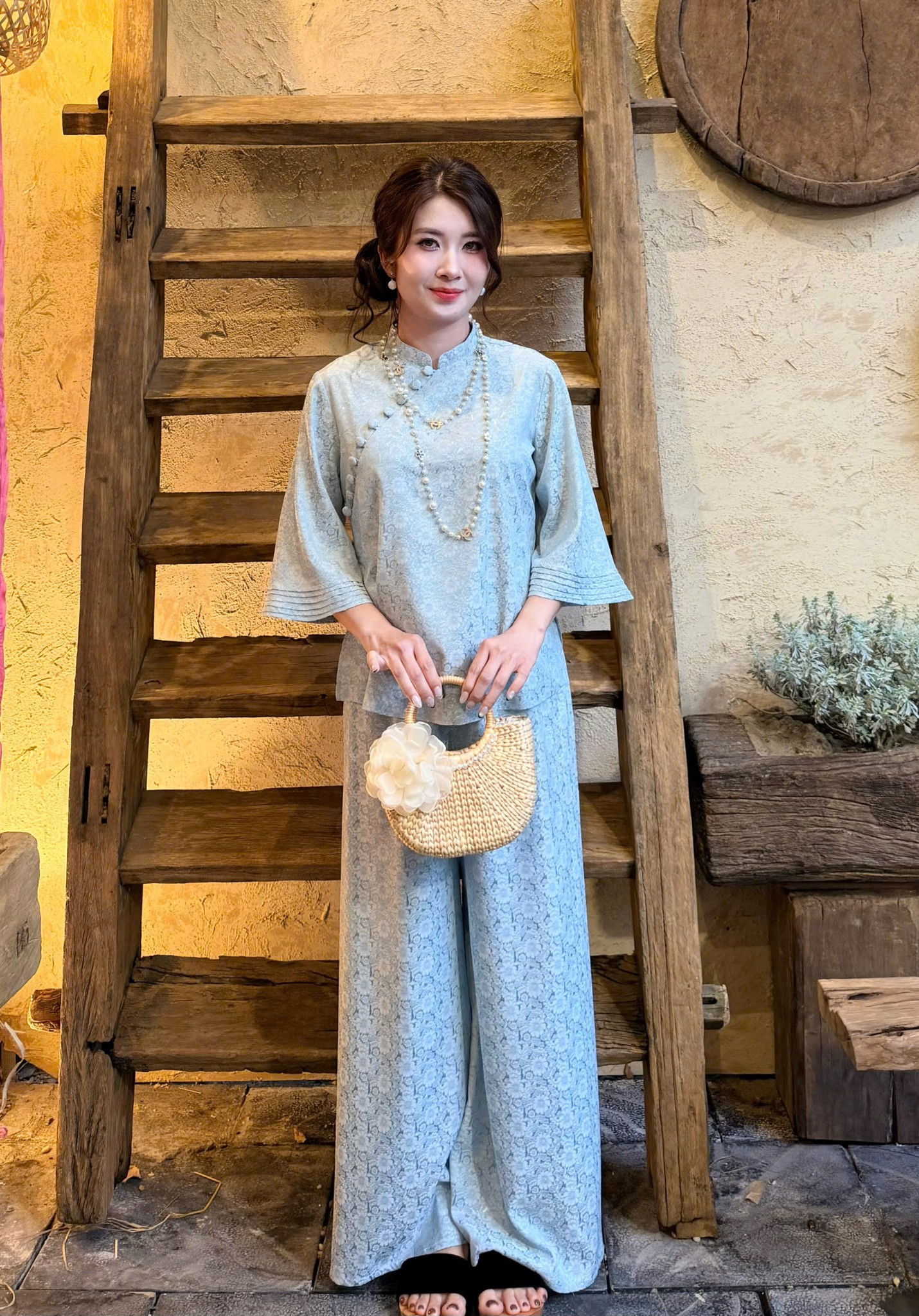 PP342 Pháp phục lễ chùa cao cấp Tinh Nhi tay xếp ly_thumbnail_22