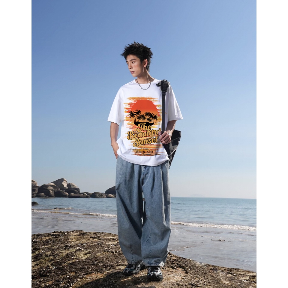 Áo thun nam local brand form rộng ATD1144 Miucho Man tay ngắn cổ tròn in mix BTS hè biển_thumbnail_5