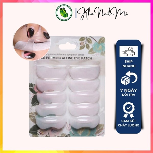 Set trục uốn mi trên - 6d silicon - 5 cặp - mã 02