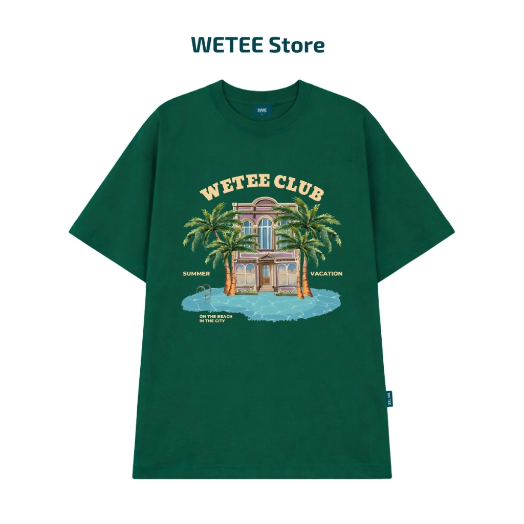 Áo thun unisex UX30 BST CÂY DỪA đi biển mùa hè dáng oversized Local brand WETEE - T050_thumbnail_12