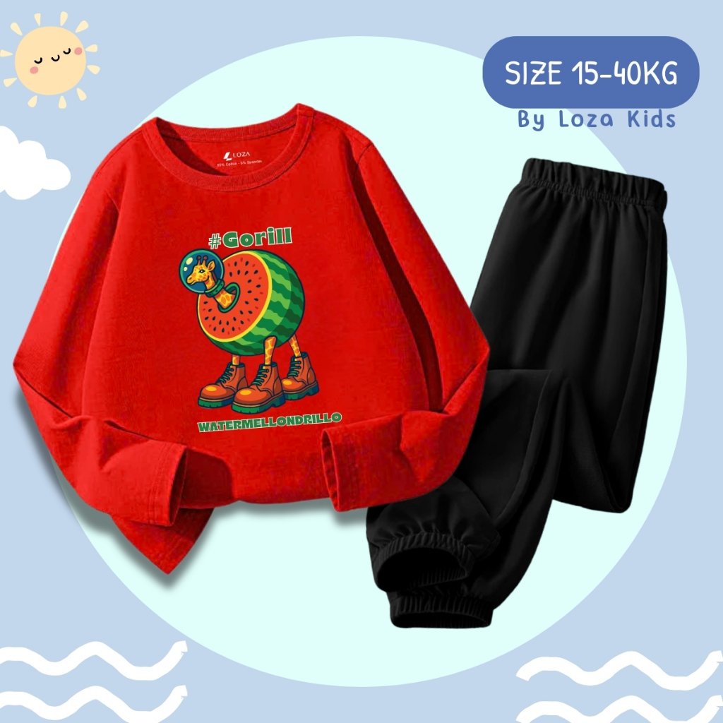 Bộ Thu - Đông bé trai in hình Brainrot Watermellondrillo - Loza Kids BW444_thumbnail_1