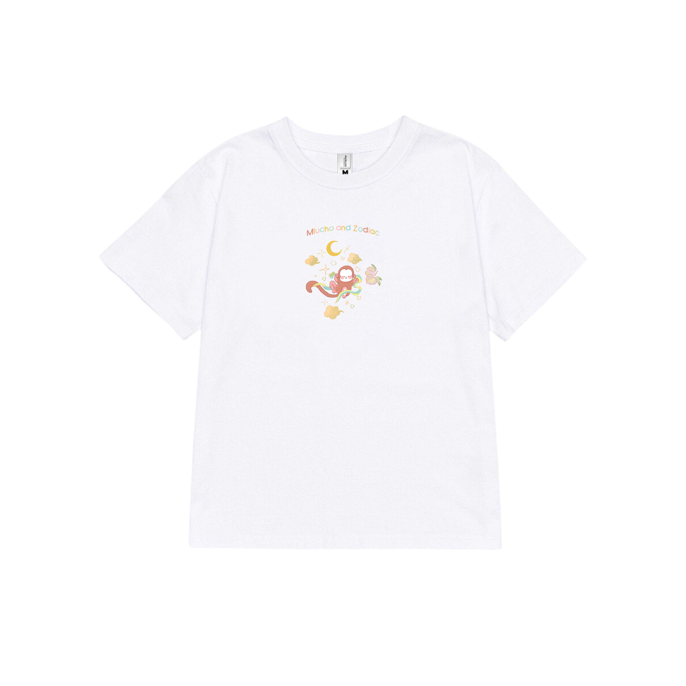 Áo baby tee 12 con giáp tuổi Thân ( tuổi khỉ) ABD403 Miucho cotton cổ tròn in graphic_thumbnail_6