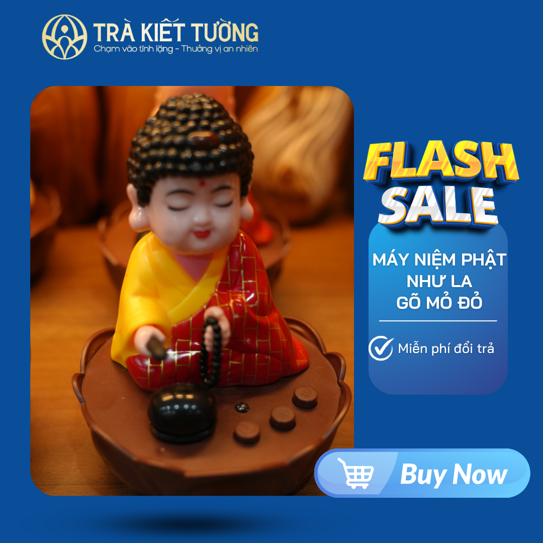 MÁY NIỆM PHẬT NHƯ LAI GÕ MỎ ĐỎ