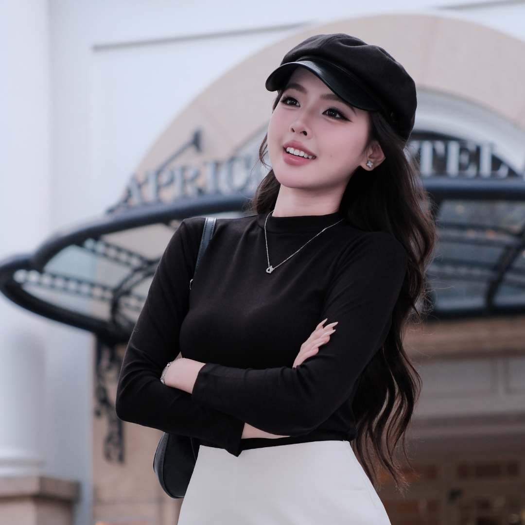 Áo Giữ Nhiệt Nữ Cổ Cao 3cm Lót Lông  288_thumbnail_5