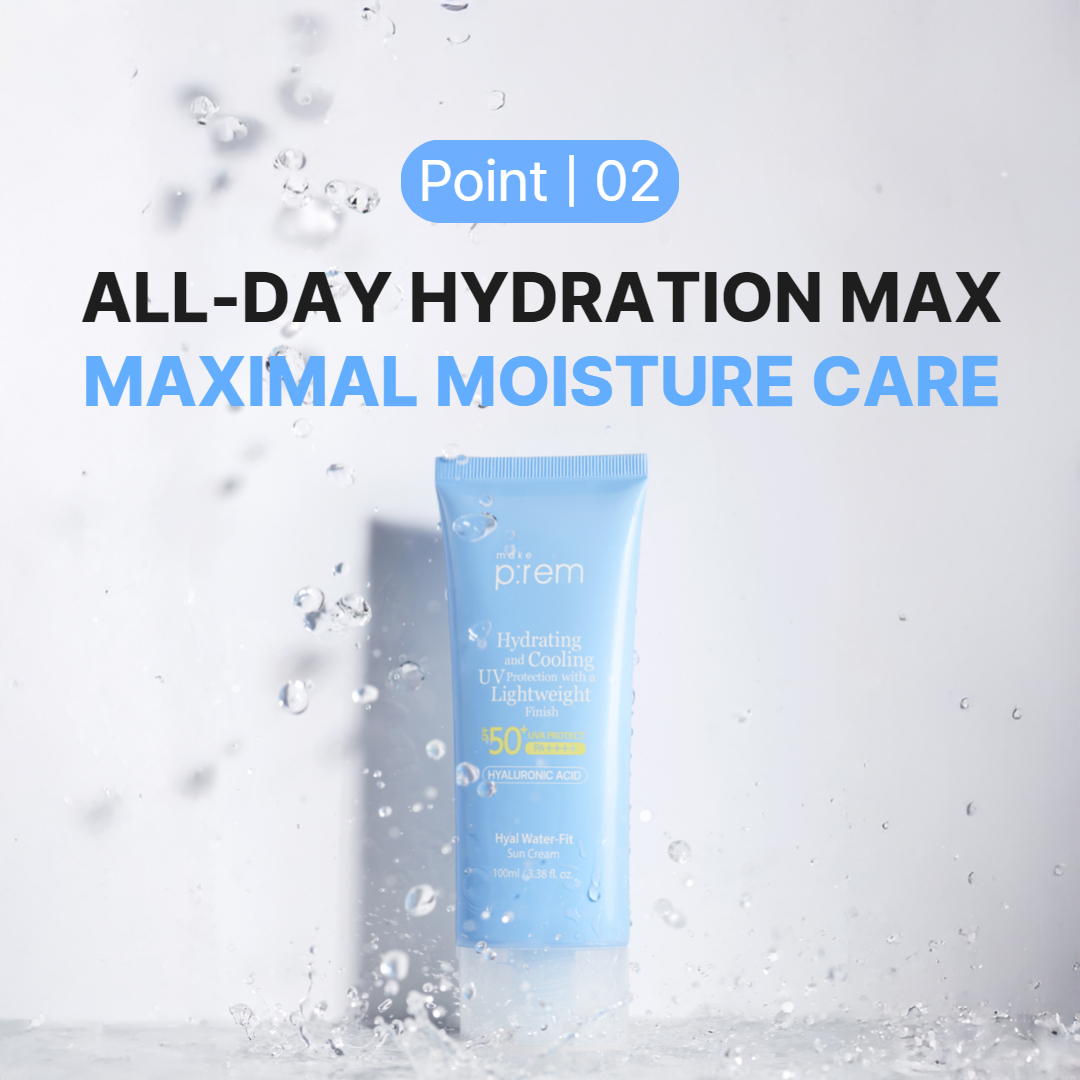 Make p:rem Hydrating and Colling UV Protecting with Lightweight Finish SPF 50+ PA++++ 100ml_thumbnail_8