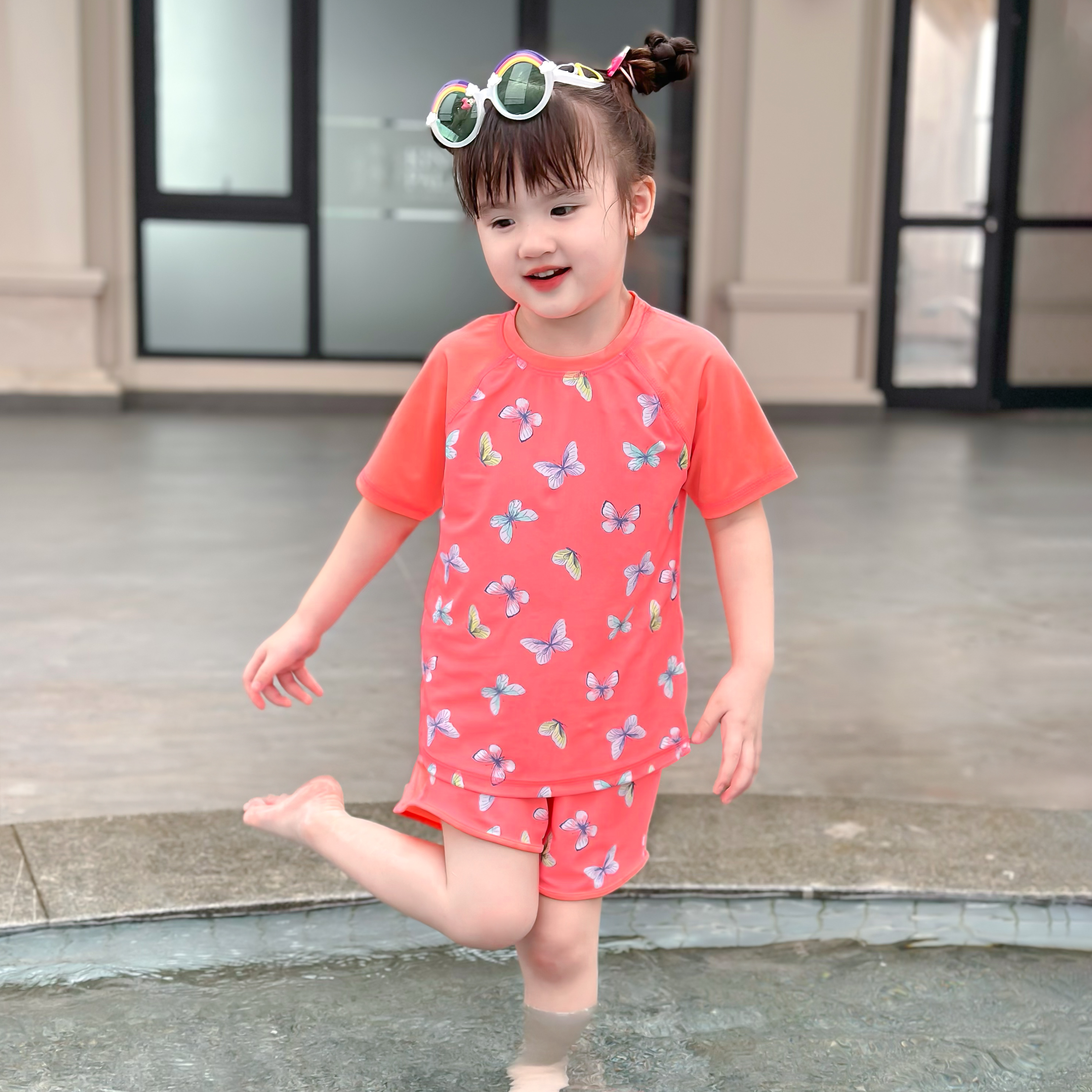 BỘ BƠI BÉ GÁI KA23007 NARSIS CHẤT LIỆU THOÁNG MÁT, DỄ CHỊU, THOẢI MÁI CẢ NGÀY, DỄ VẬN ĐỘNG_thumbnail_1