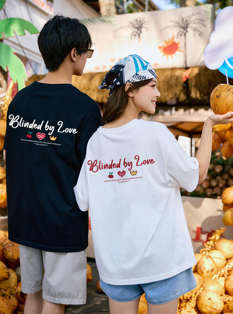 Áo thun cặp nam nữ đôi form rộng vải cotton co giãn thoáng mát ATD1669 Miucho in mix_thumbnail_7