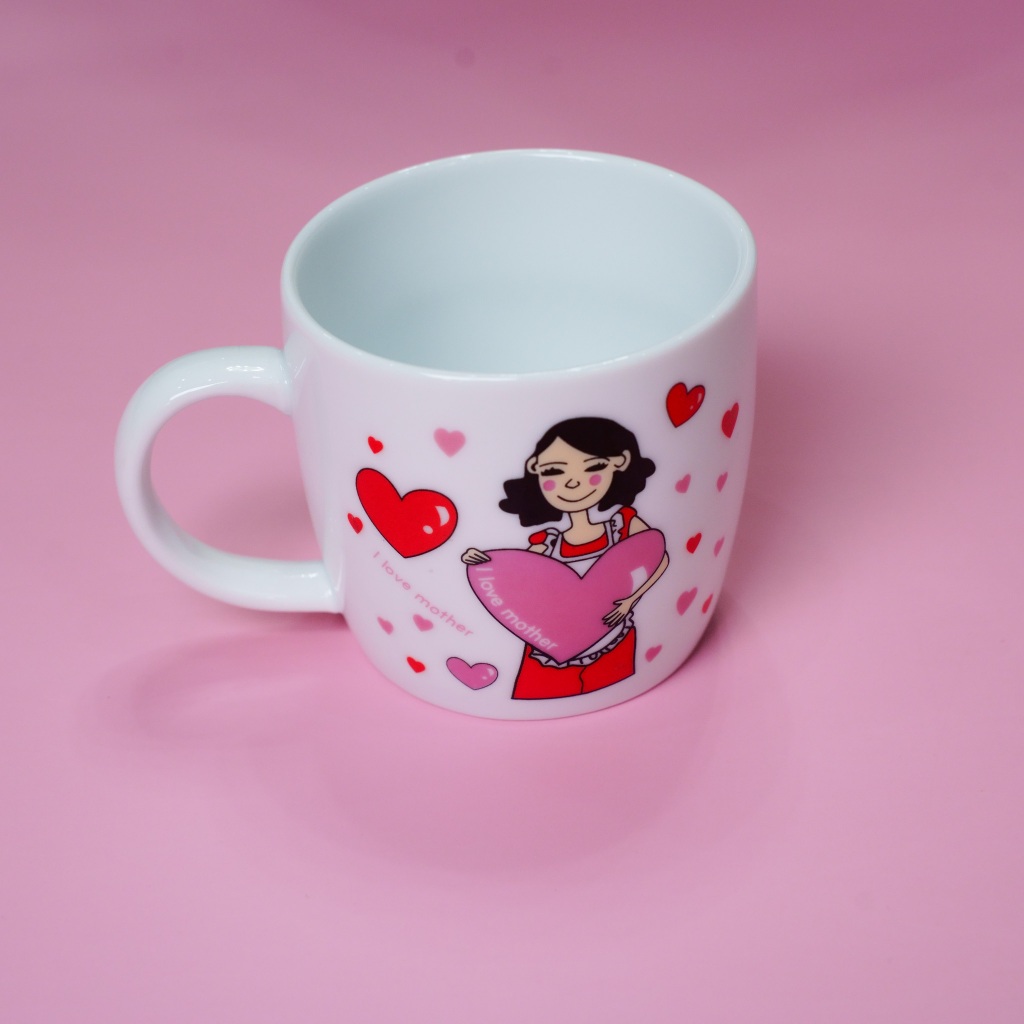 Bộ Cốc Sứ Ly Nước Gia Đình Family Cao Cấp Bát Tràng Men Trắng_thumbnail_1