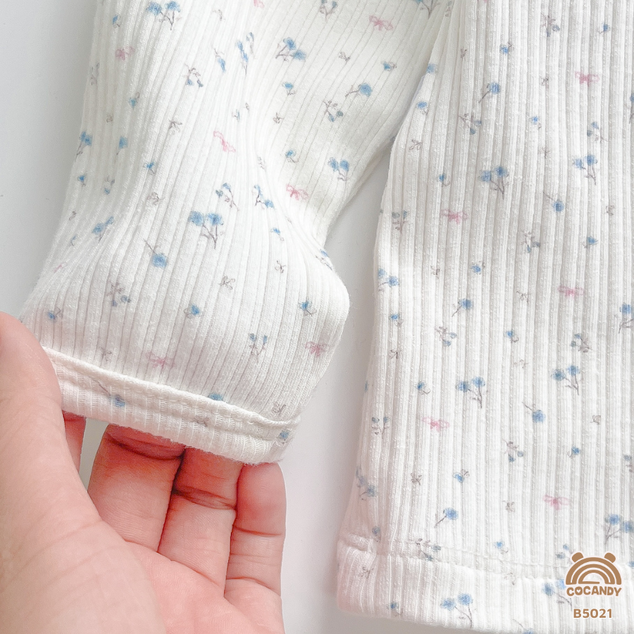 Bộ dài XANH hoa nhí phối vai chờm_thumbnail_3