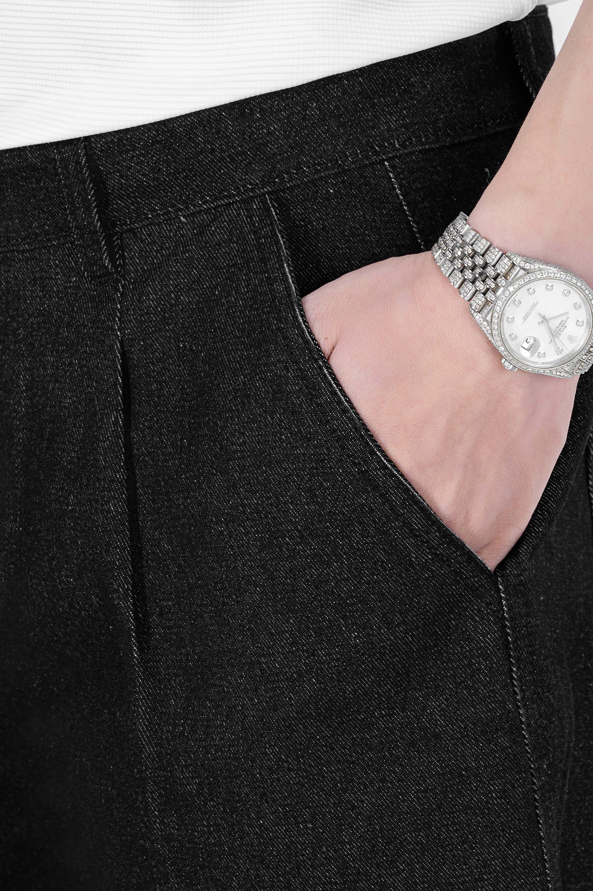 Quần Soọc Jeans 1 Li Nam Trung Niên ANCHI Chất Liệu Cafe Dáng Suông Túi Chéo Màu Xanh Nhạt_thumbnail_21