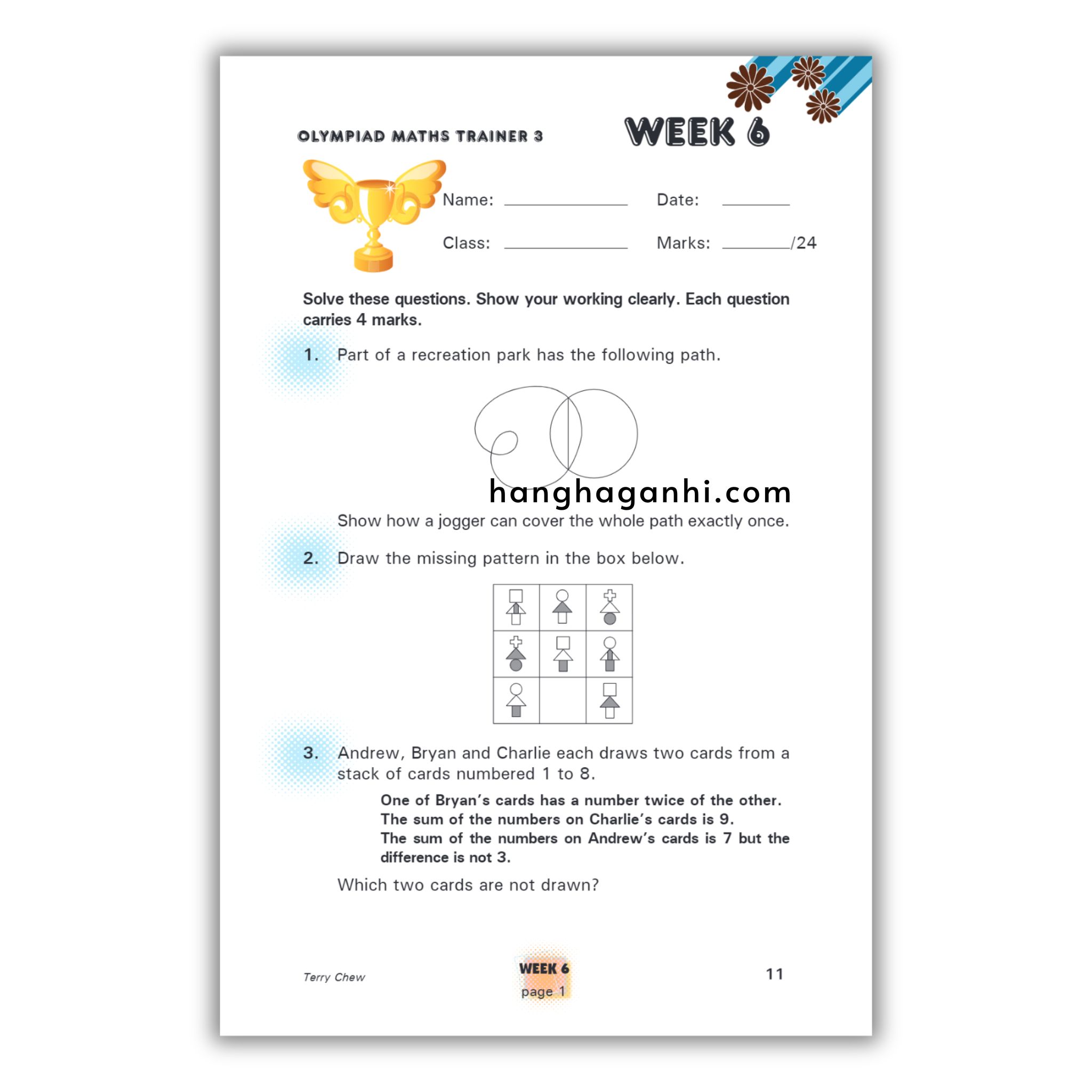 Olympiad Maths Trainer level 3- Sách Toán Tiếng Anh Singapore cho bé lớp 3_thumbnail_8