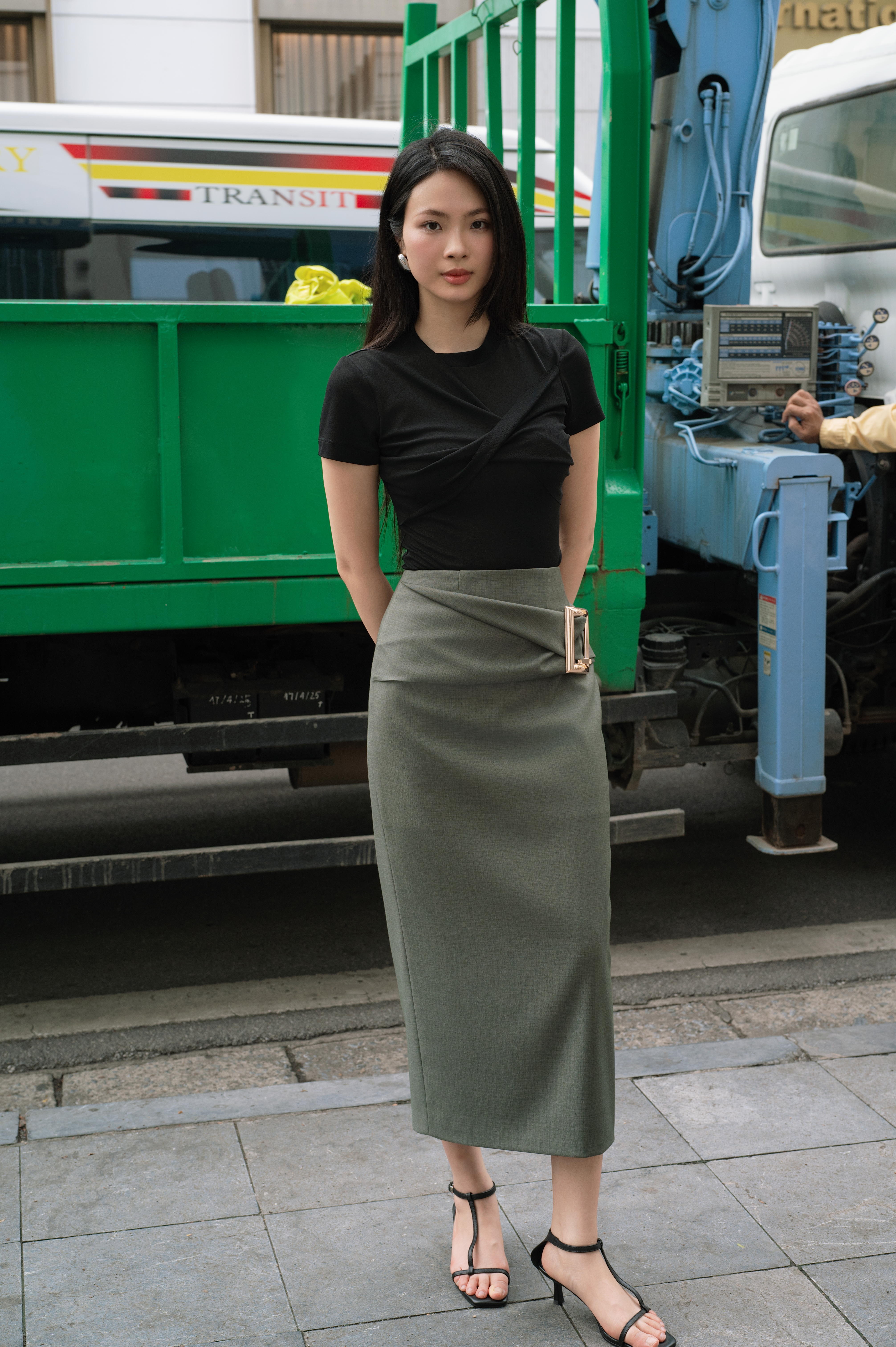 VIONNE SKIRT - Grey_thumbnail_1