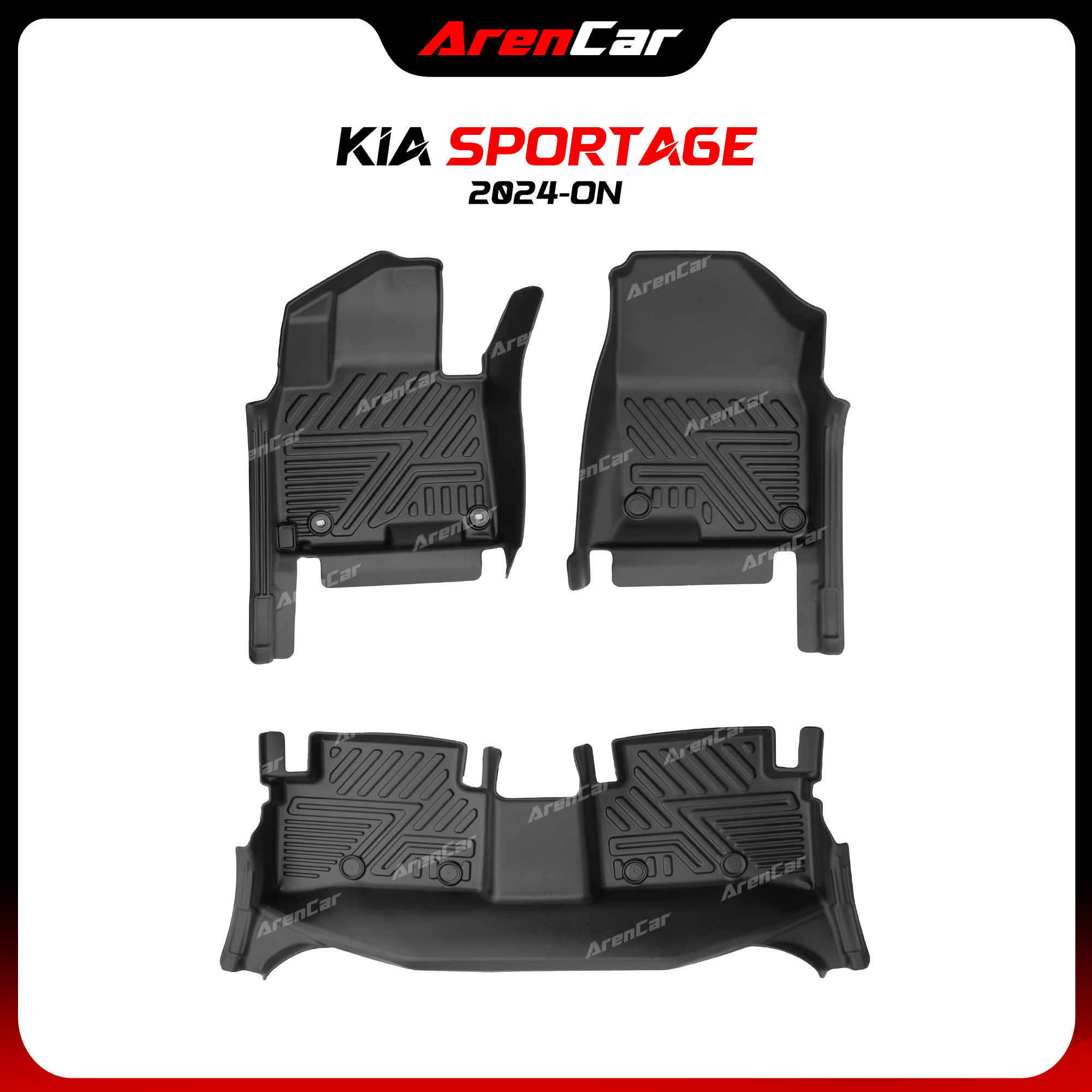 Thảm Lót Sàn Ô Tô TPE Nhựa Đúc Kia Sportage