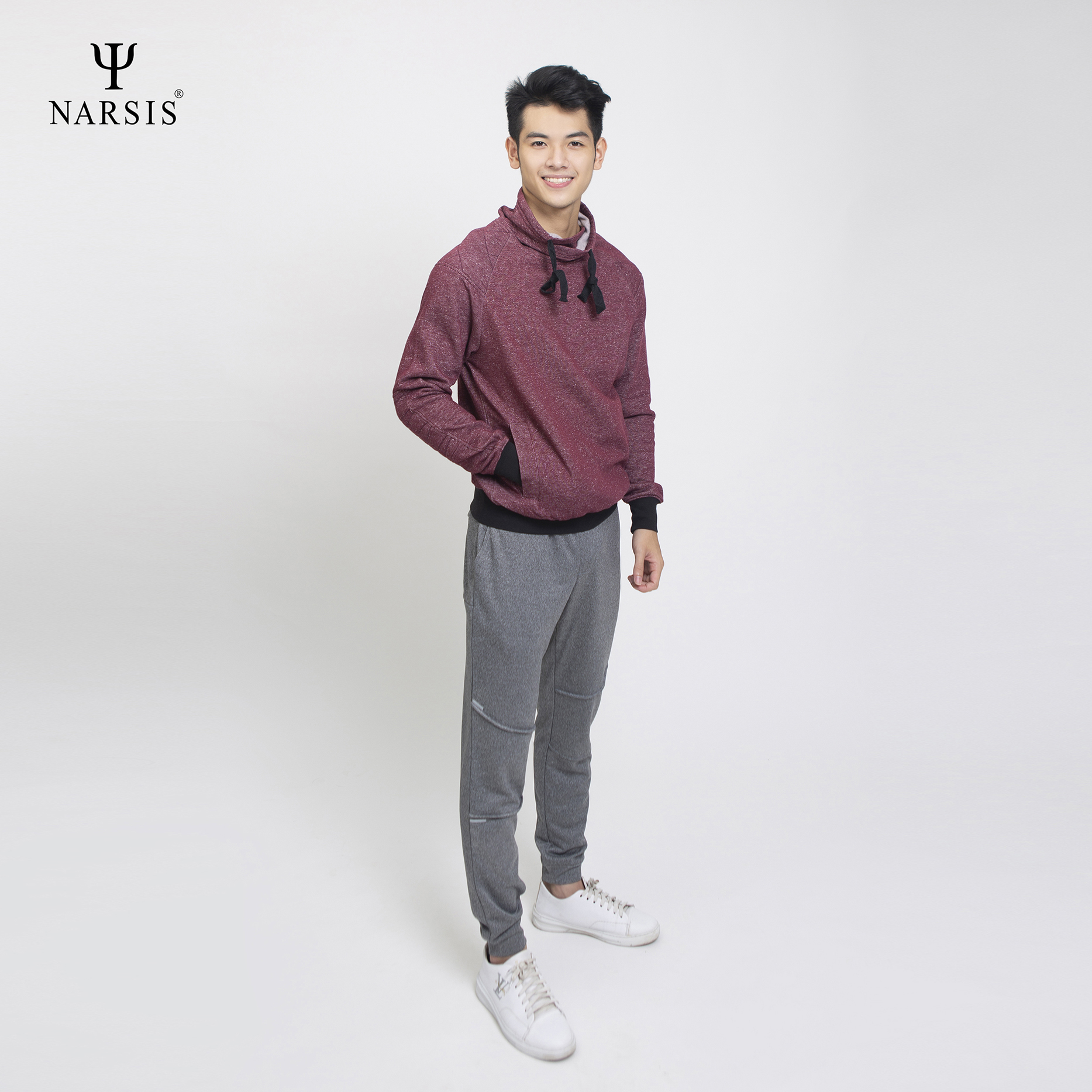 ÁO THU ĐÔNG NAM D5001 NARSIS VẢI NỈ ẤM ÁP, MỀM MẠI, THÍCH HỢP MÙA ĐÔNG, GIỮ NHIỆT TỐT_thumbnail_2