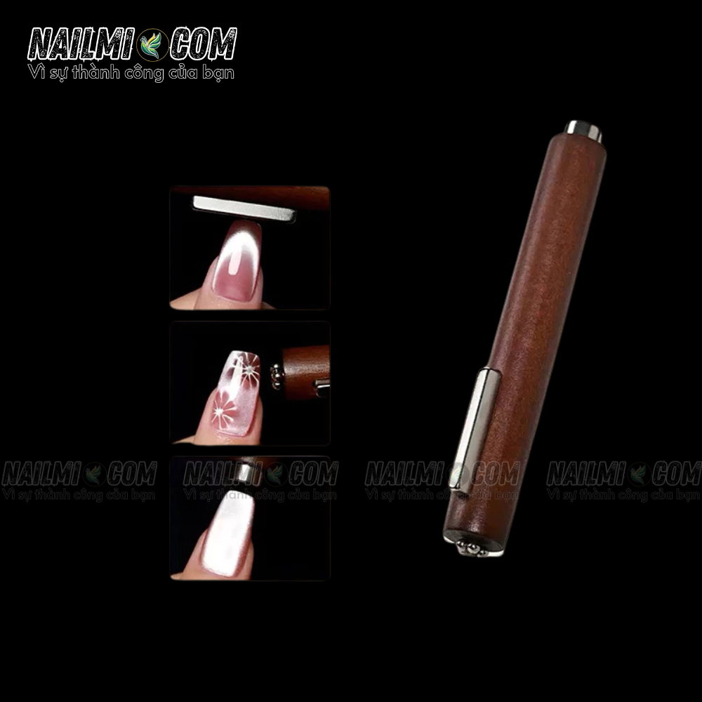 Nam châm đa năng - cán gỗ 3in1