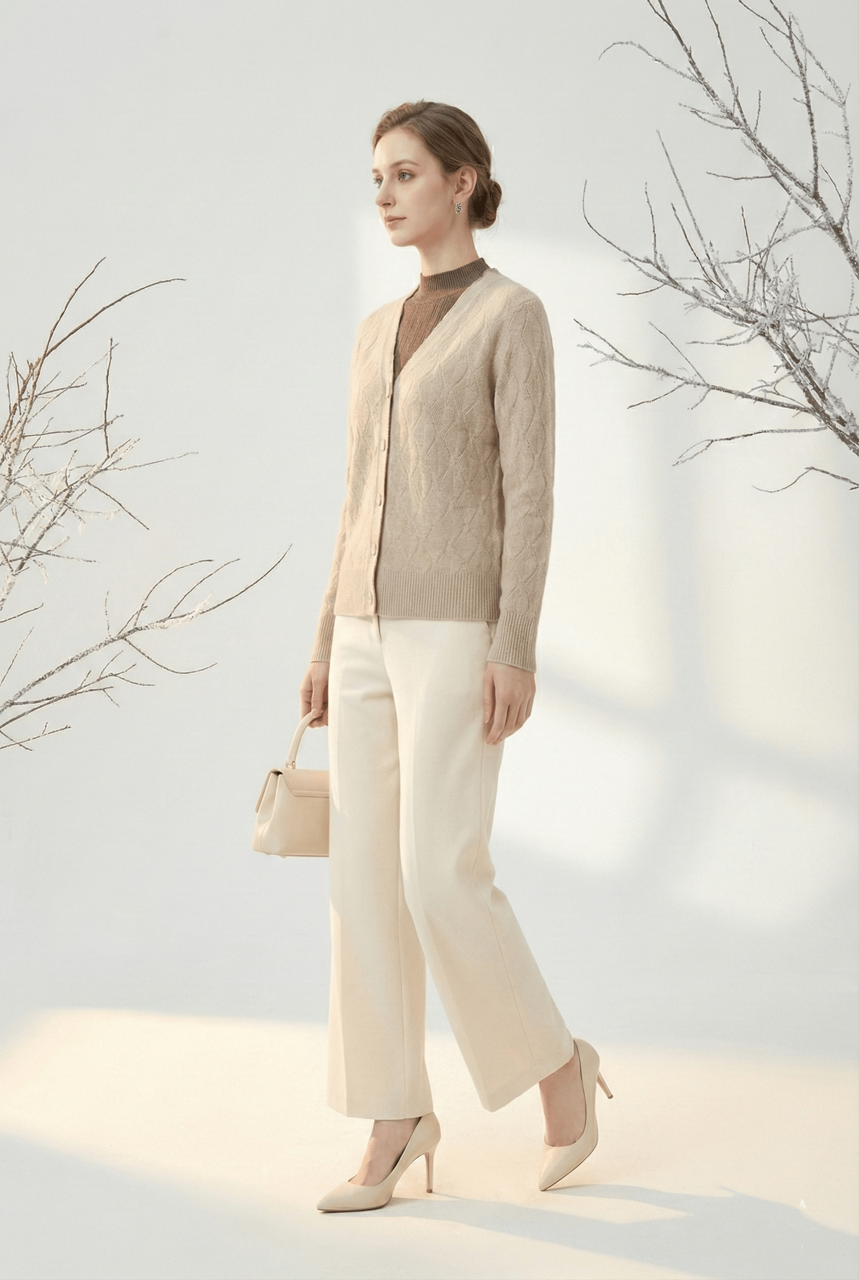 Áo len cổ lọ  có trang trí khuy phối màu cổ_thumbnail_3