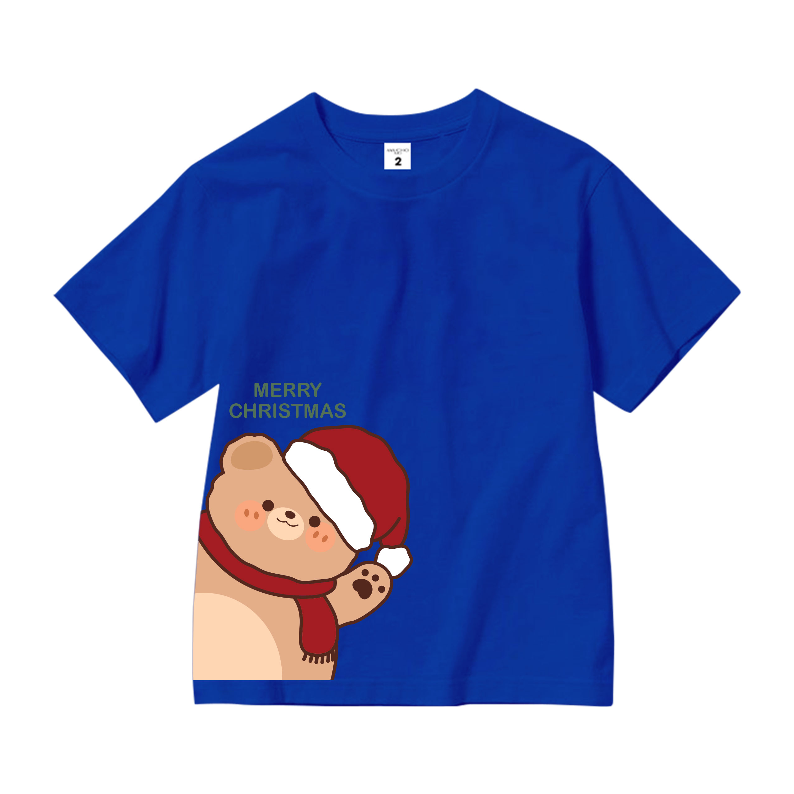 Áo thun bé trai giáng sinh noel form rộng vải cotton co giãn thoải mái AED1710 Miucho Kid in artwork_thumbnail_8