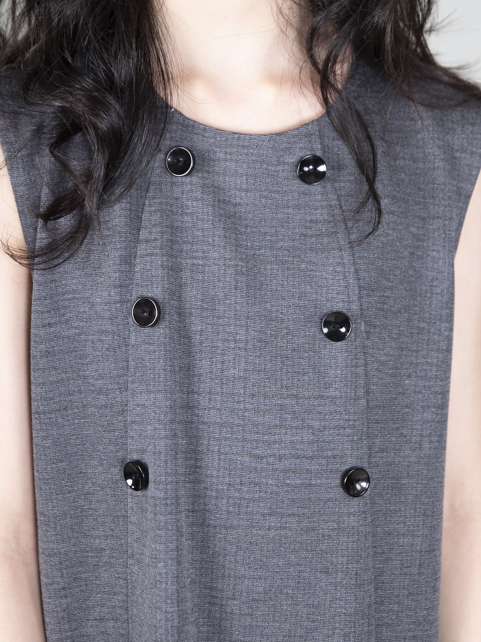 Váy nỉ xám nơ đen_thumbnail_3