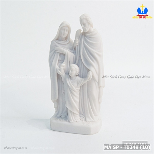 Tượng sứ Gia Đình Thánh Gia 13cm trắng ✔_thumbnail_2