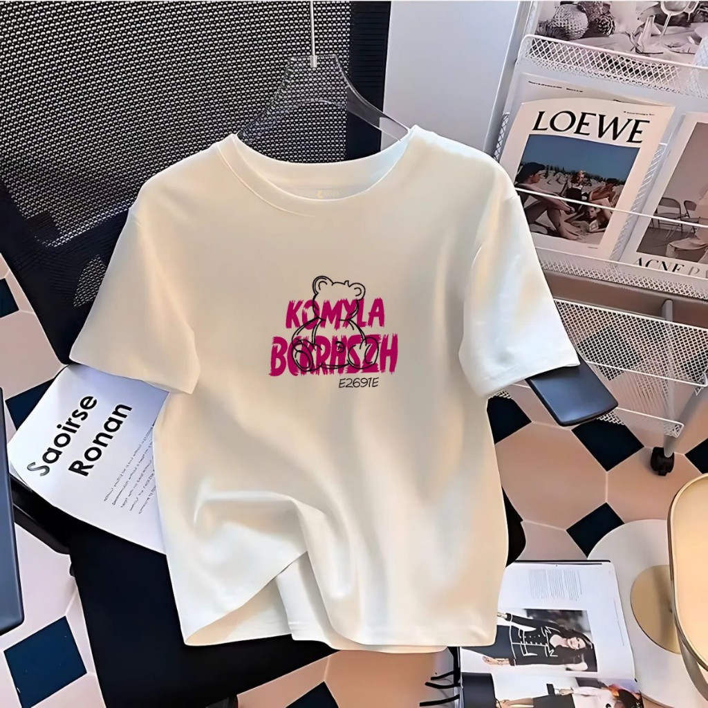 Áo phông nữ form vừa chất liệu thun cotton 4 chiều - LOZA G0259_thumbnail_3