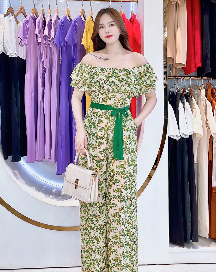 Jumpsuit ống rộng bèo ngực mặc 2 kiểu_thumbnail_3