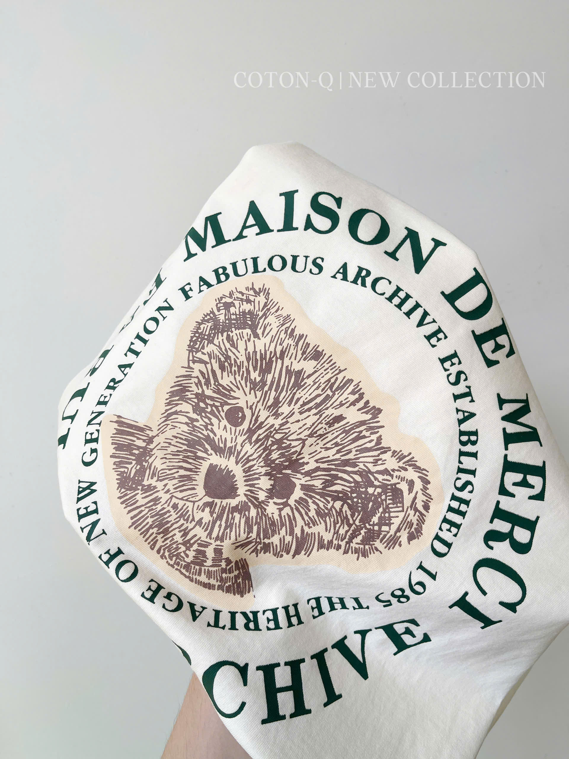 Áo thun kem in gấu_thumbnail_3