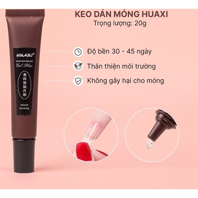 Gel dán móng - đính đá - Huaxi