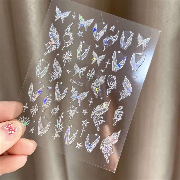 Sticker Bướm - Lấp lánh bảy màu - DH 605
