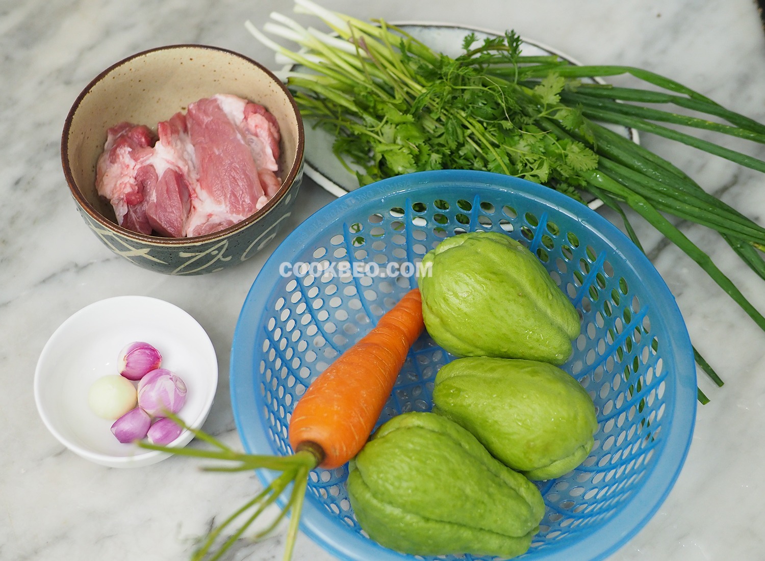 CANH SU SU, THỊT NẠC- THANH NHIỆT, BỔ TỲ