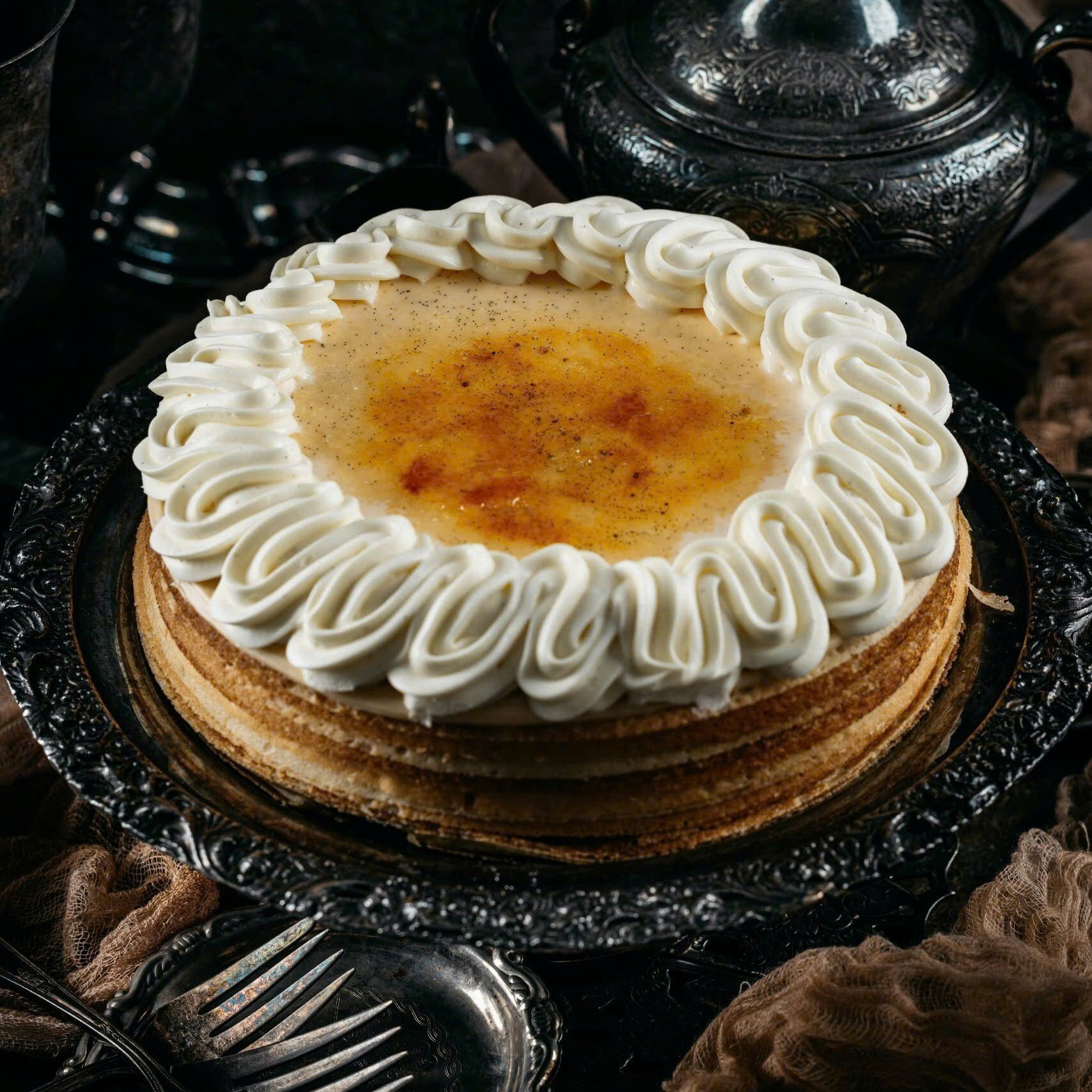 BÁNH Ổ MILLE - CREPE CREME BRULLE (20cm)