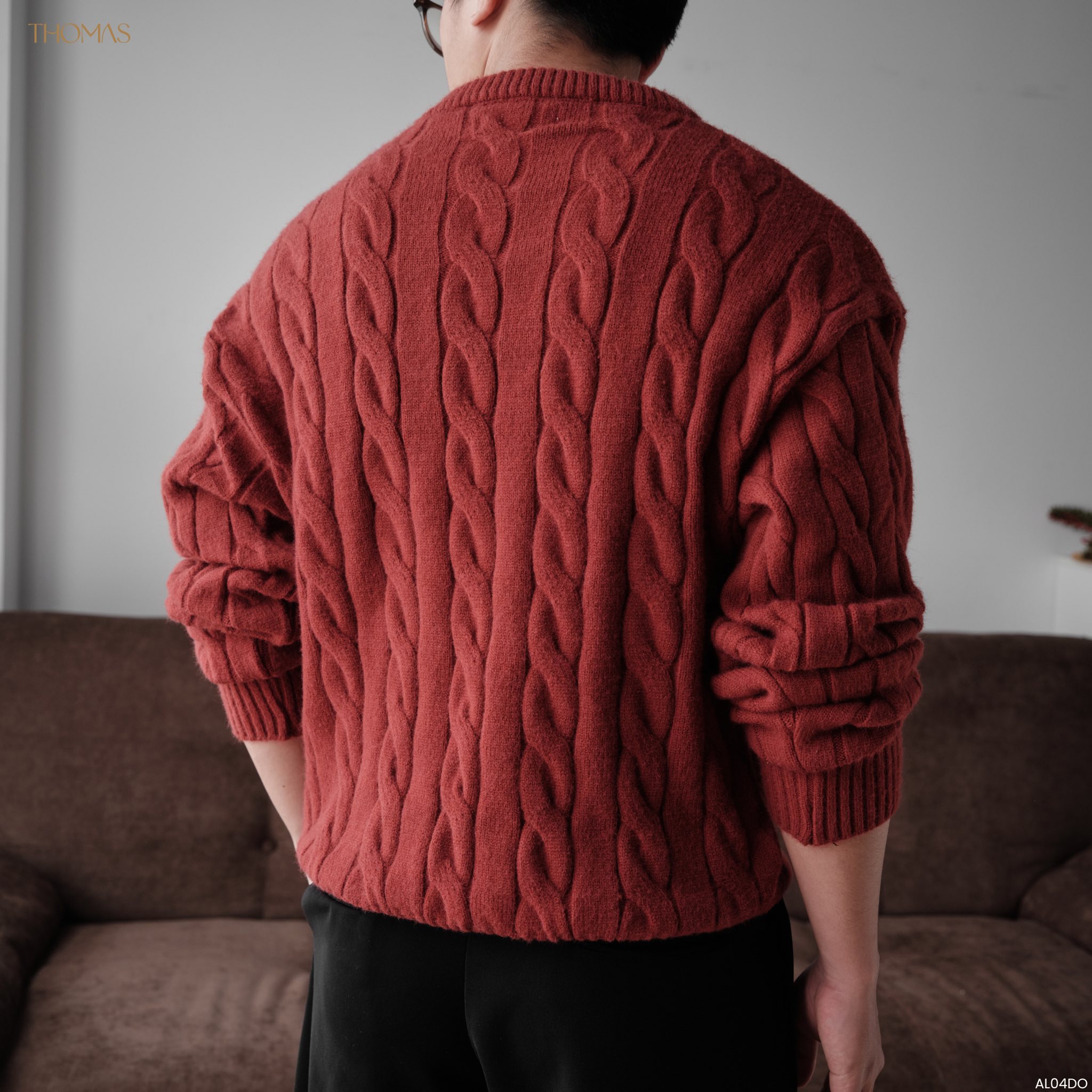 Áo Sweater Twisted-Wool Len Viscose Form Relaxed_thumbnail_17