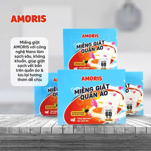 Miếng giặt (60 tờ/hộp) Amoris - HHAMI02_thumbnail_1