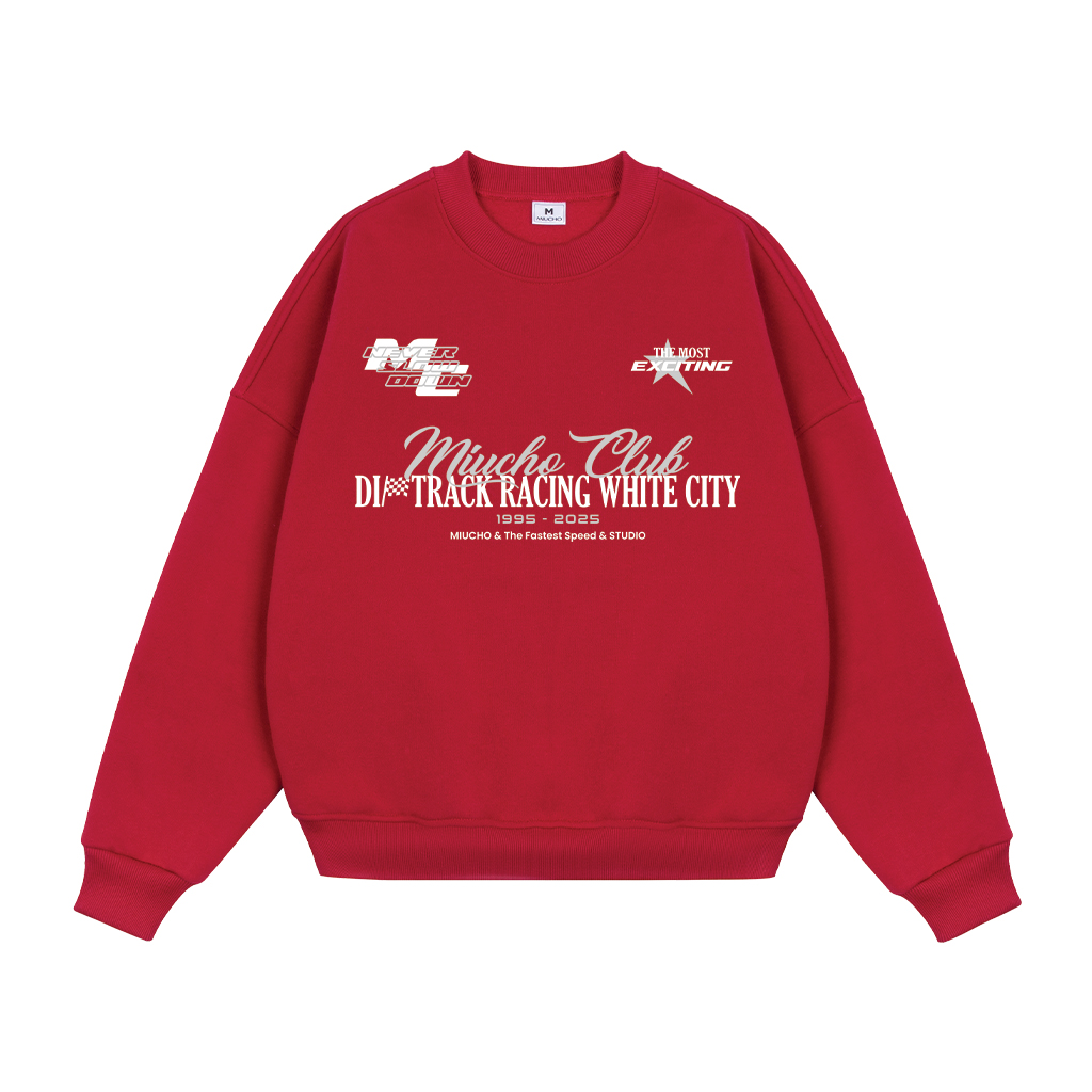 Áo sweater nam form boxy 1929 Miucho cổ tròn vải nỉ bông 350 GSM dày dặn in typography_thumbnail_8