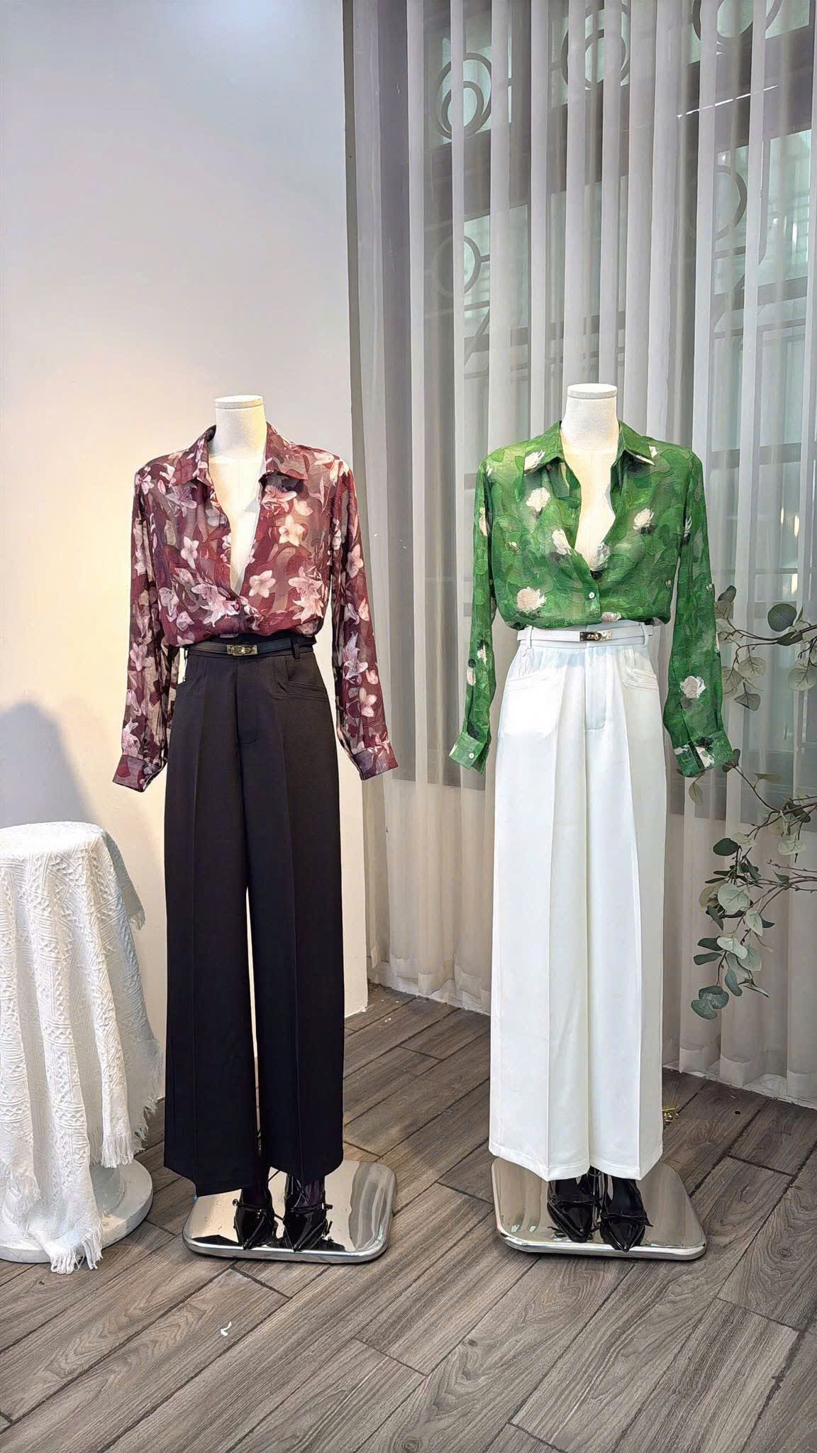 Áo somi họa tiết 2 màu ( XANH )_thumbnail_6