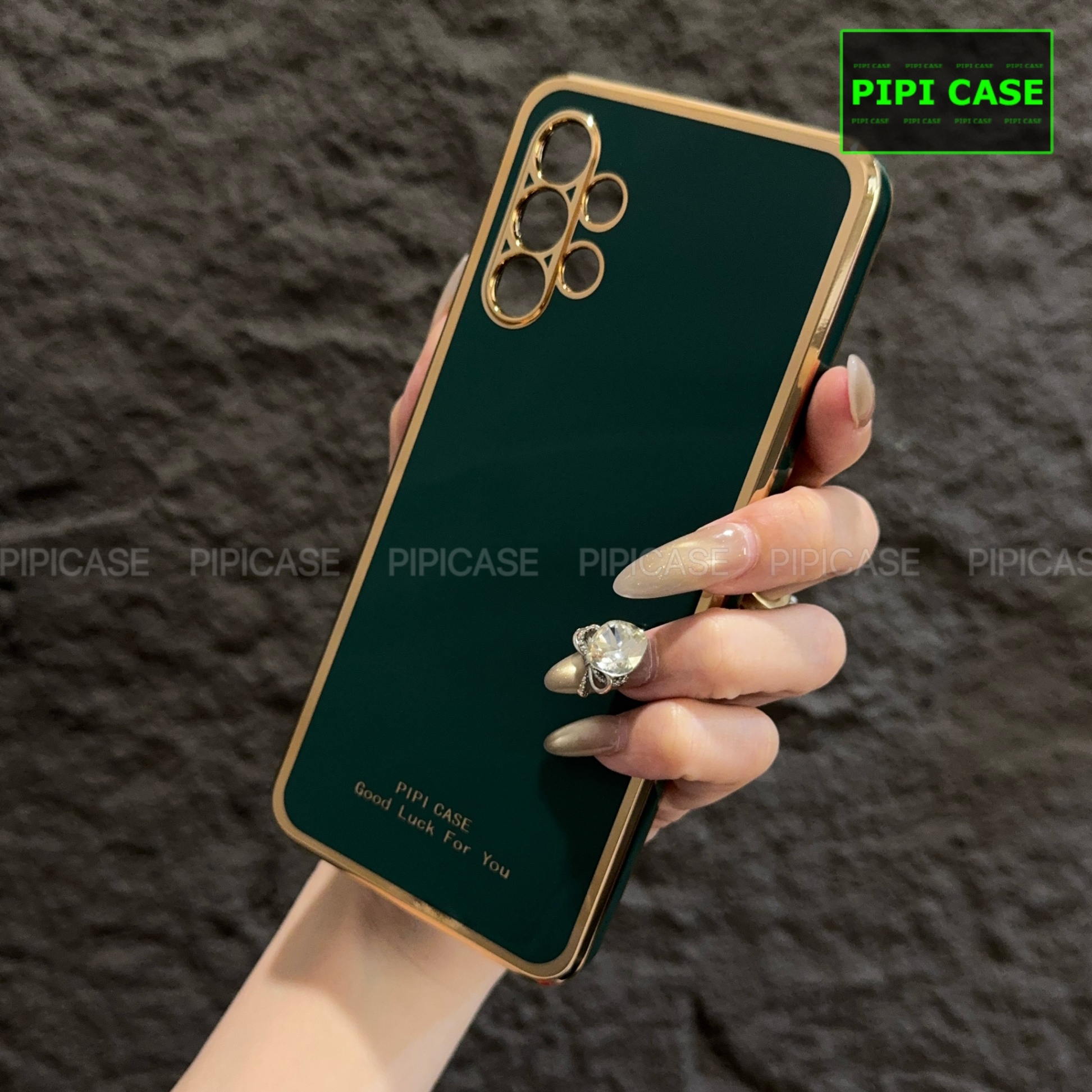 Ốp Lưng Samsung A32 - Royal - Xanh Lá