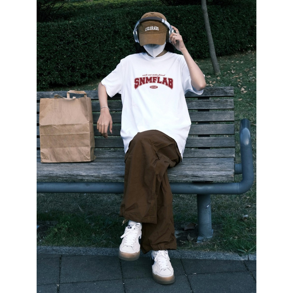 Áo thun nữ form rộng chữ SNMFLAB trẻ trung local brand WE TEE - WU0991_thumbnail_1