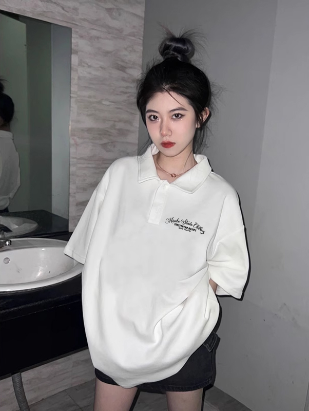 Áo polo nữ form rộng chất vải cotton co giãn thoáng mát PLD1699 Miucho in basic_thumbnail_3